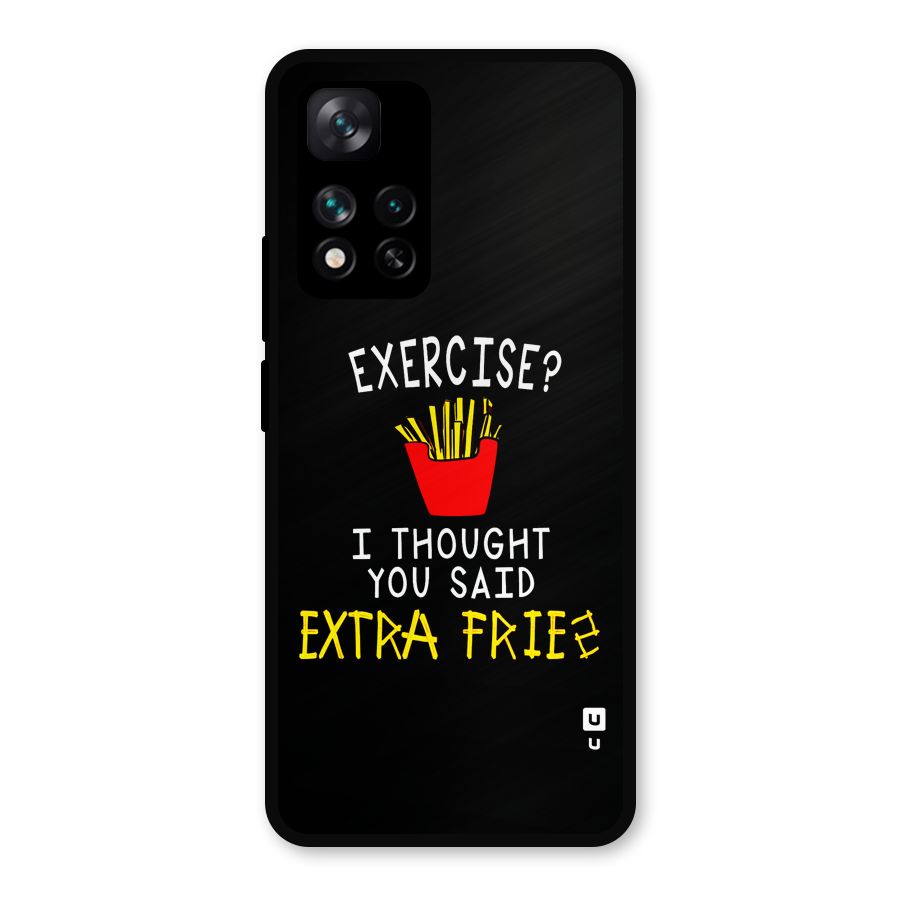 Extra Fries Metal Back Case for Xiaomi 11i 5G