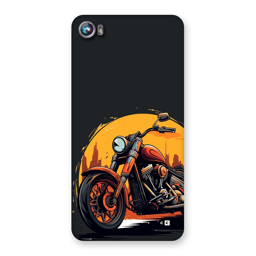 Extreme Cruiser Bike Back Case for Canvas Fire 4 (A107)