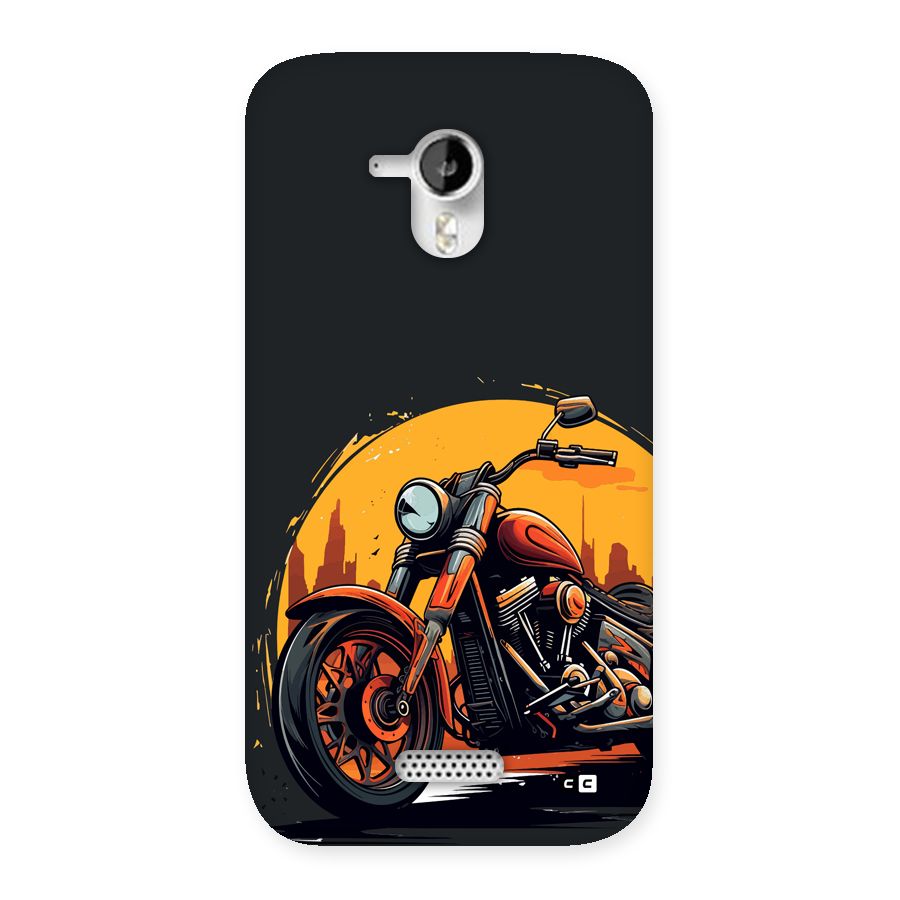Extreme Cruiser Bike Back Case for Canvas HD A116