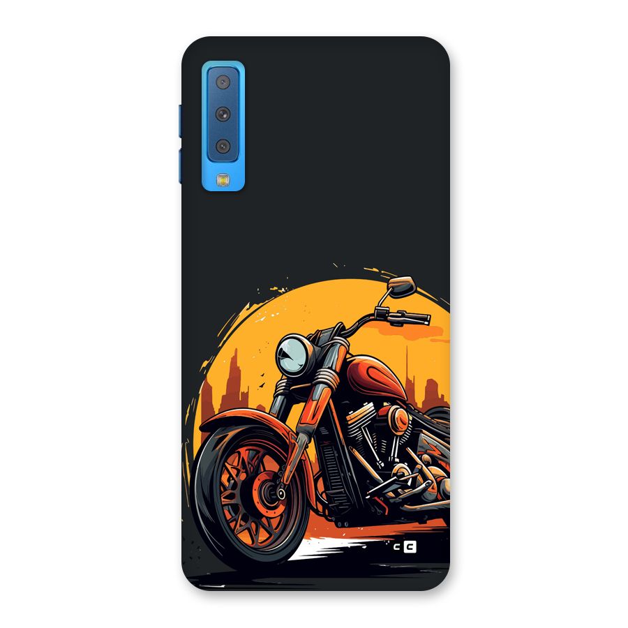 Extreme Cruiser Bike Back Case for Galaxy A7 (2018)