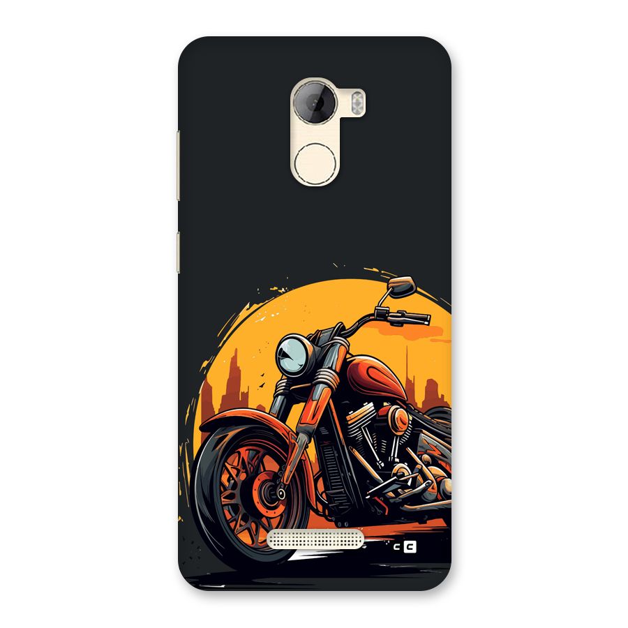 Extreme Cruiser Bike Back Case for Gionee A1 LIte