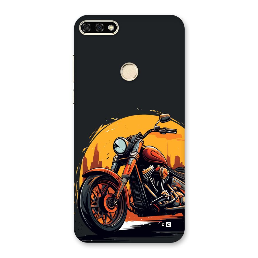 Extreme Cruiser Bike Back Case for Honor 7A
