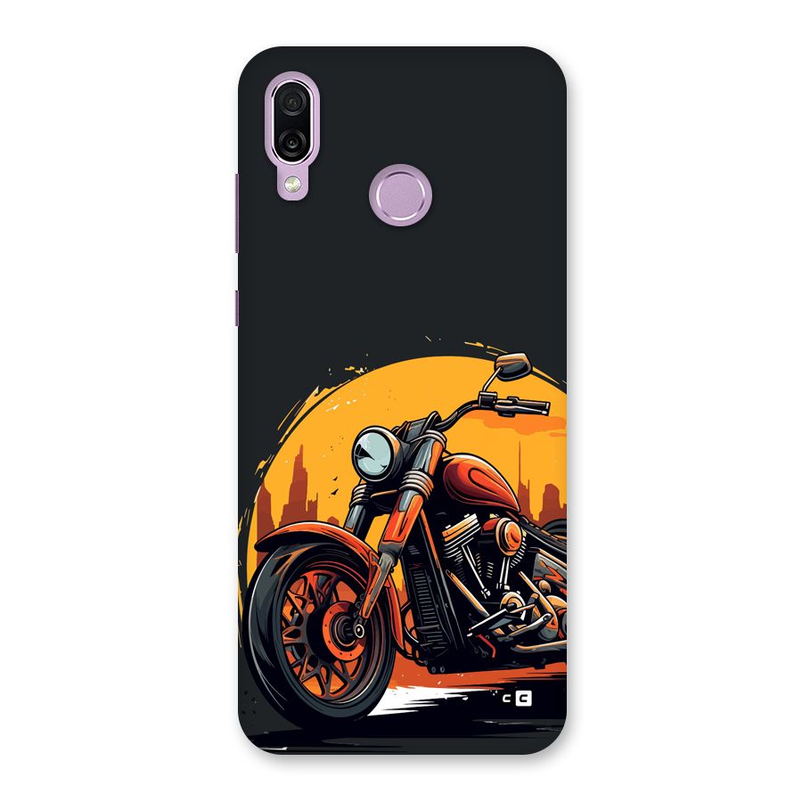 Extreme Cruiser Bike Back Case for Honor Play
