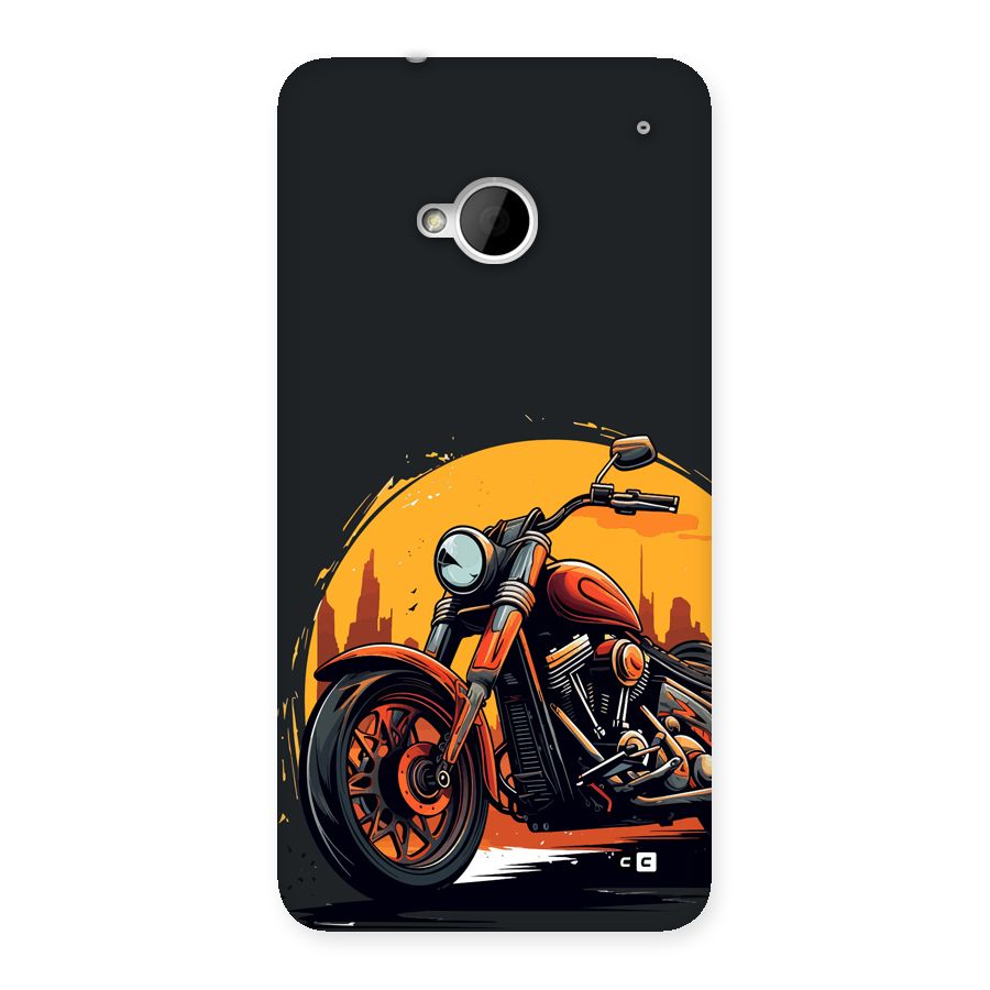 Extreme Cruiser Bike Back Case for One M7 (Single Sim)