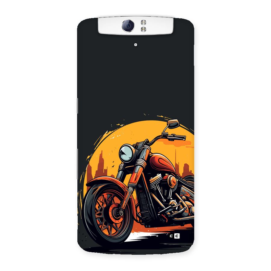 Extreme Cruiser Bike Back Case for Oppo N1