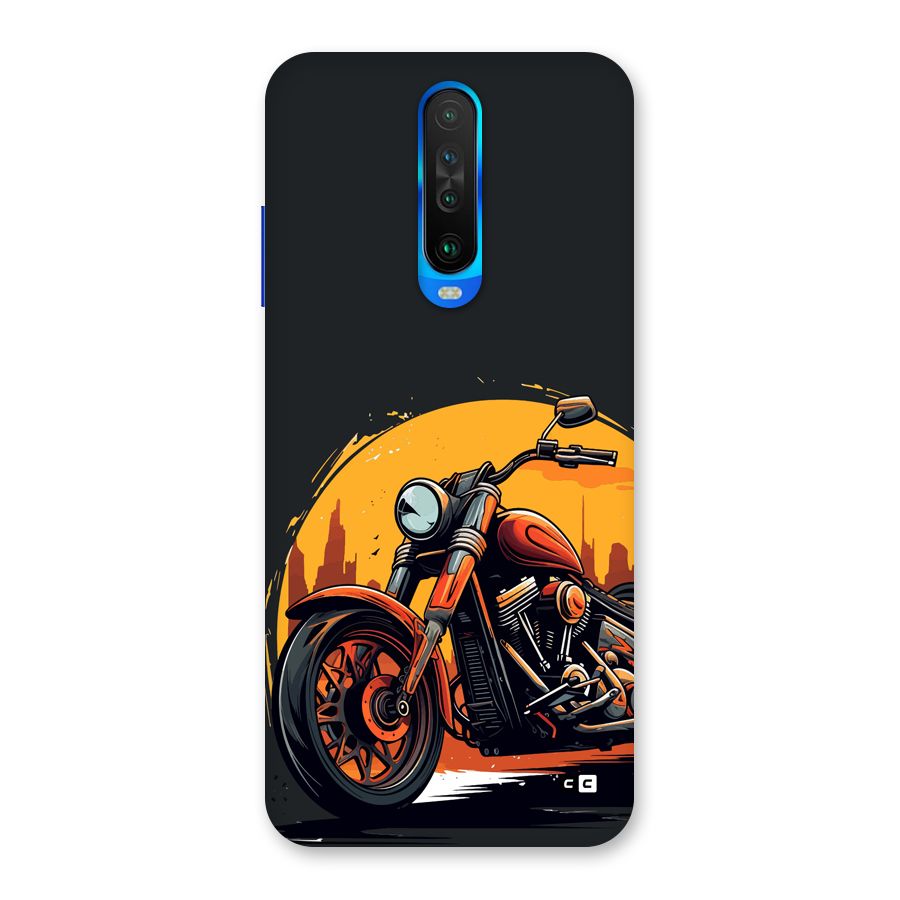 Extreme Cruiser Bike Back Case for Poco X2