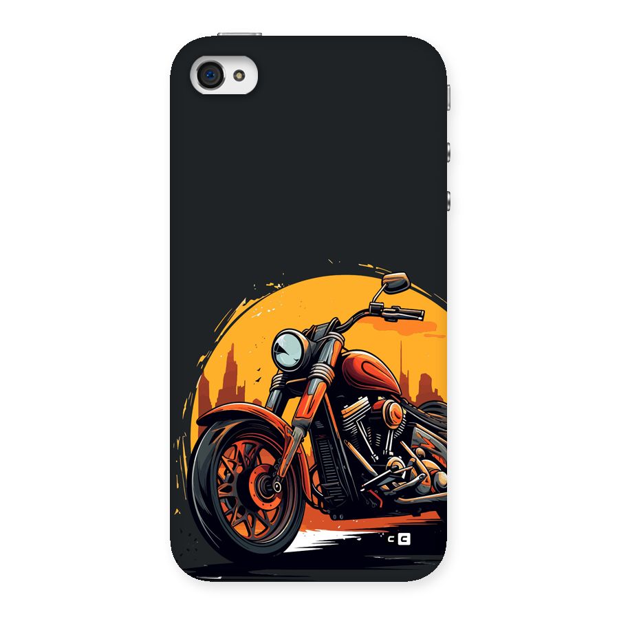 Extreme Cruiser Bike Back Case for iPhone 4 4s
