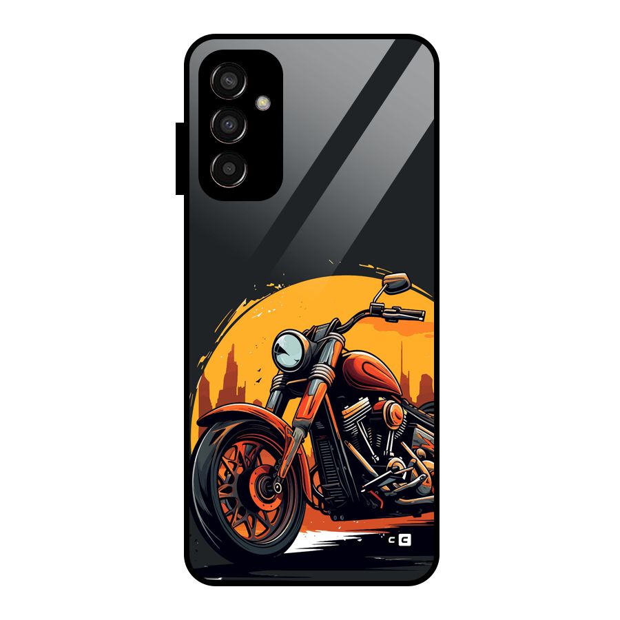Extreme Cruiser Bike Glass Back Case for Galaxy F13