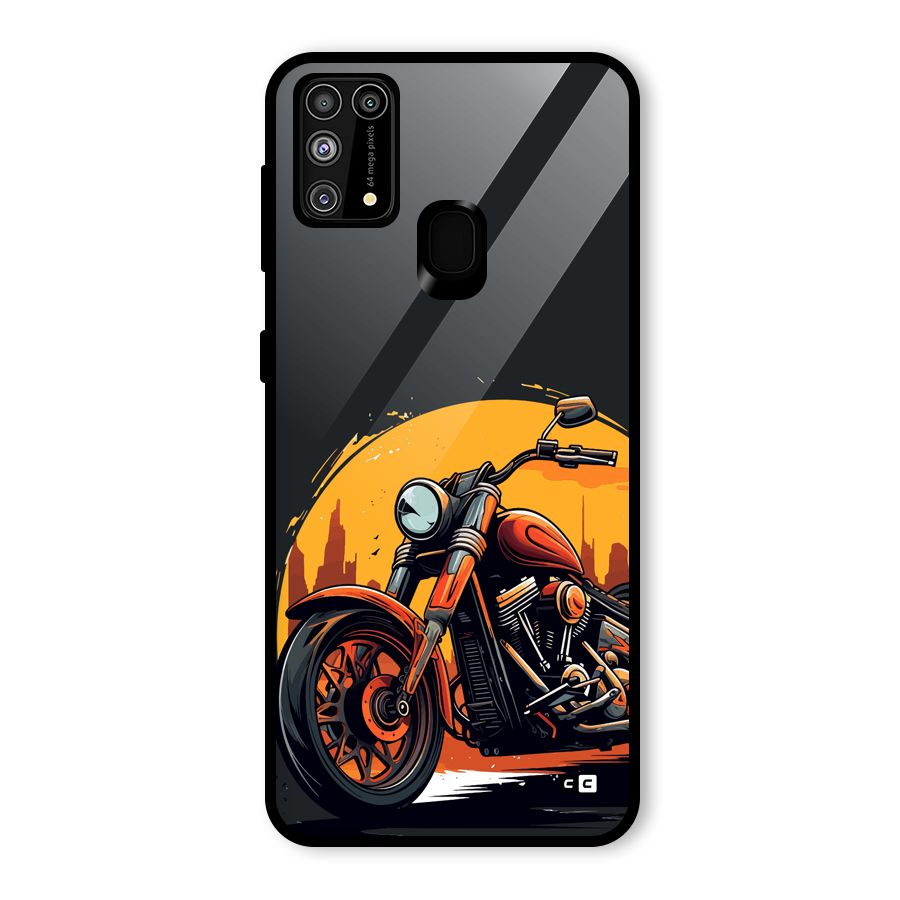Extreme Cruiser Bike Glass Back Case for Galaxy F41