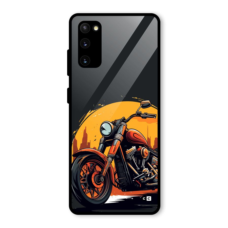 Extreme Cruiser Bike Glass Back Case for Galaxy S20 FE 5G