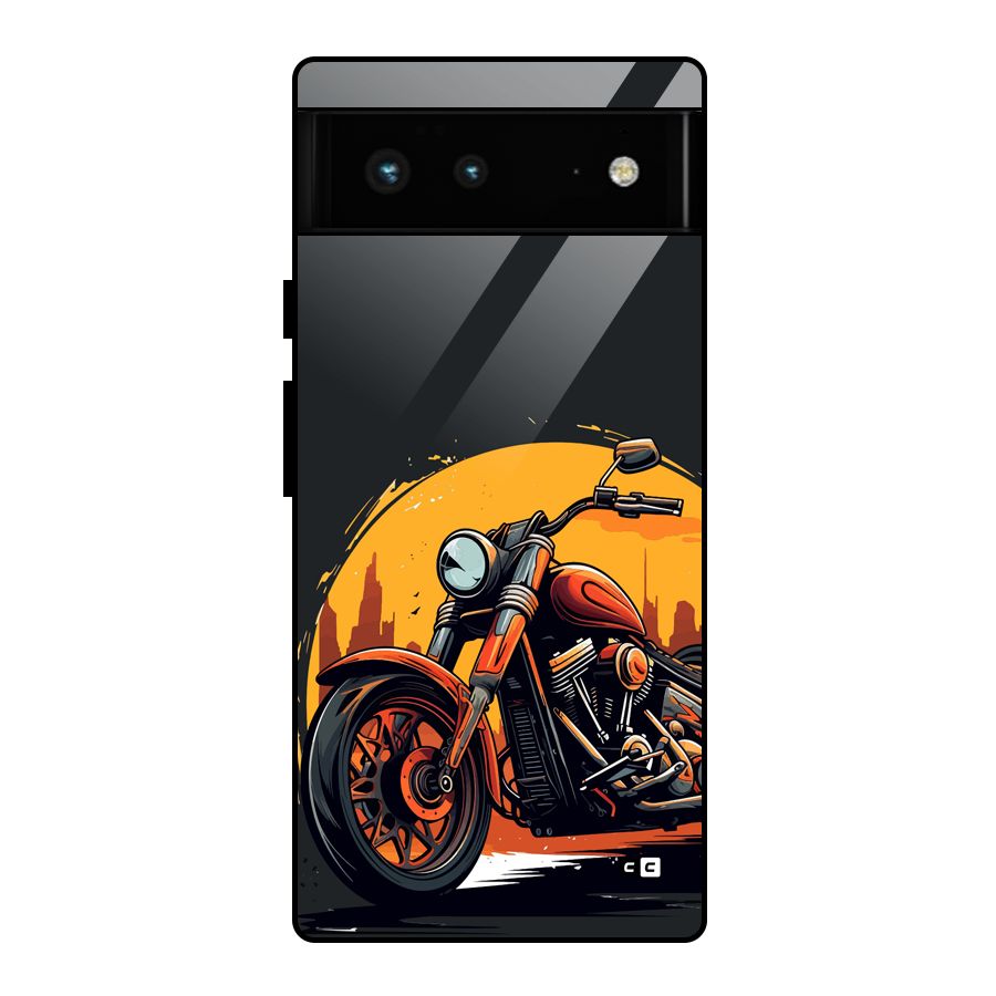 Extreme Cruiser Bike Glass Back Case for Google Pixel 6