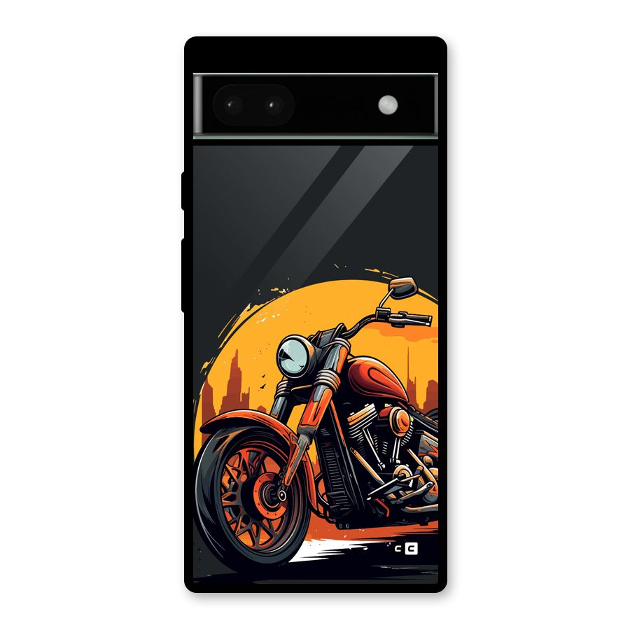 Extreme Cruiser Bike Glass Back Case for Google Pixel 6a