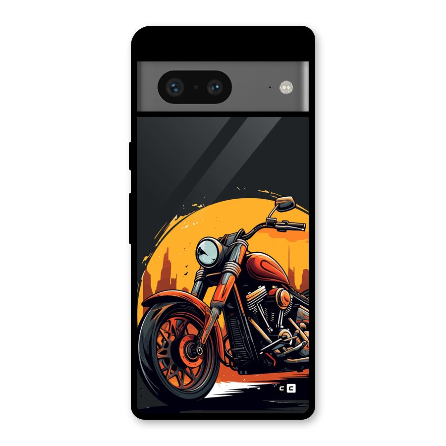 Extreme Cruiser Bike Glass Back Case for Google Pixel 7