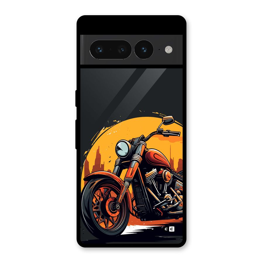 Extreme Cruiser Bike Glass Back Case for Google Pixel 7 Pro