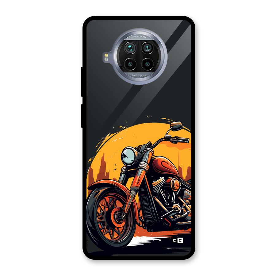 Extreme Cruiser Bike Glass Back Case for Mi 10i
