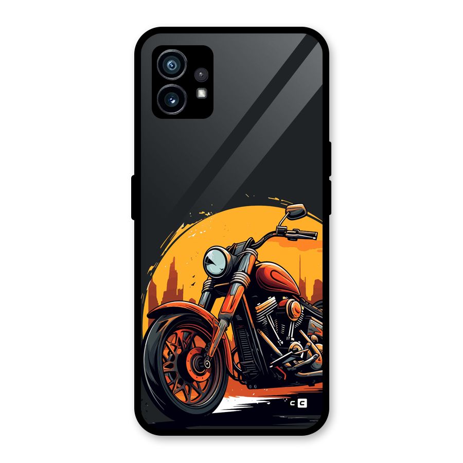 Extreme Cruiser Bike Glass Back Case for Nothing Phone 1