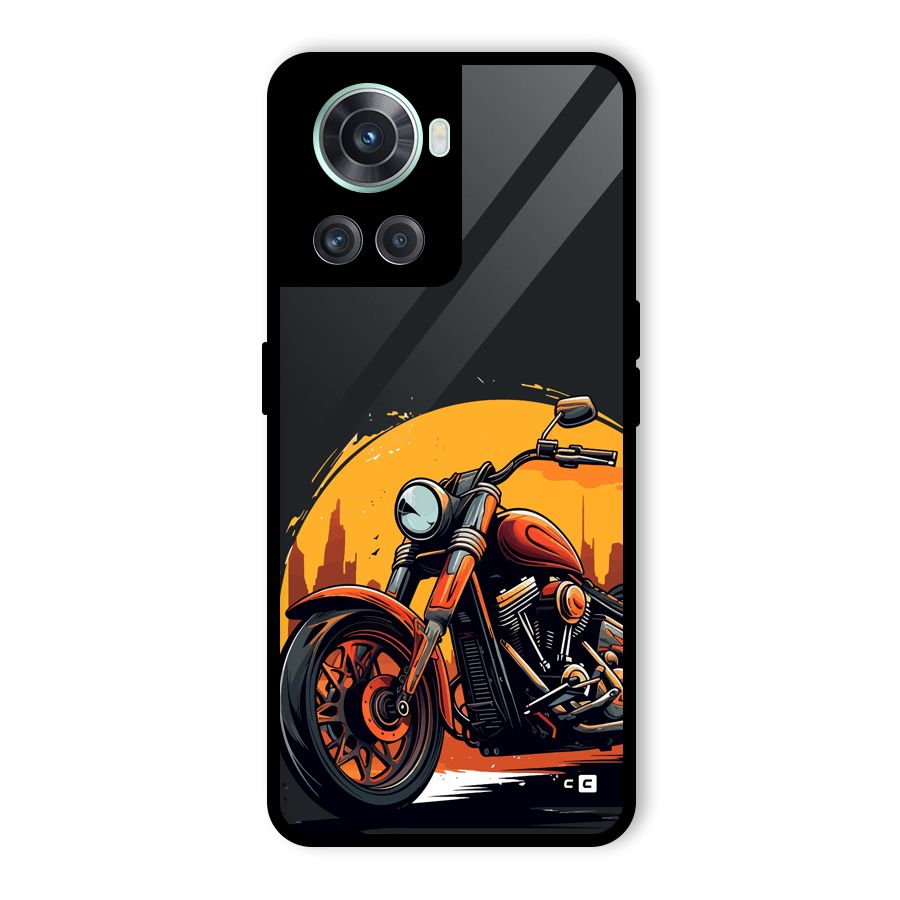 Extreme Cruiser Bike Glass Back Case for OnePlus 10R