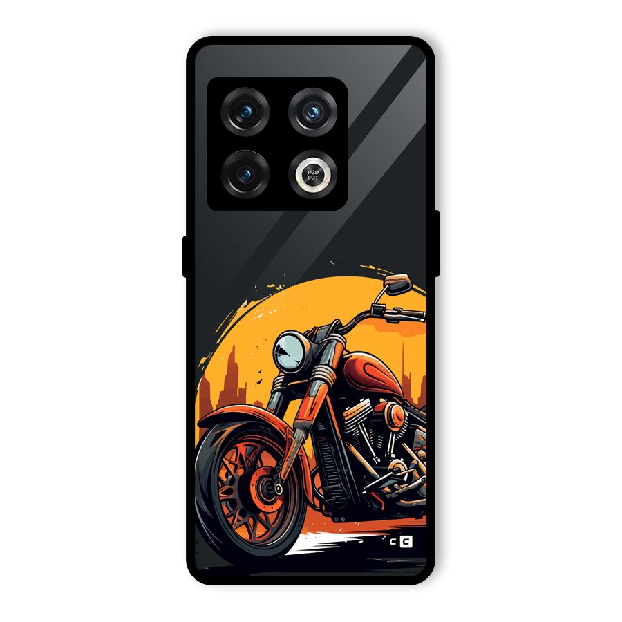 Extreme Cruiser Bike Glass Back Case for OnePlus 10 Pro 5G