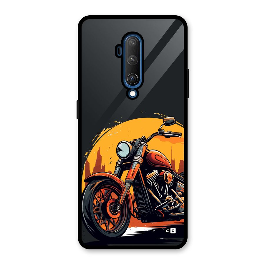 Extreme Cruiser Bike Glass Back Case for OnePlus 7T Pro