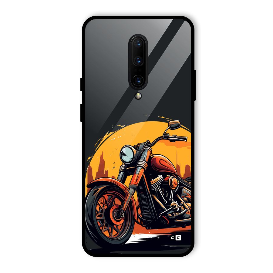 Extreme Cruiser Bike Glass Back Case for OnePlus 7 Pro