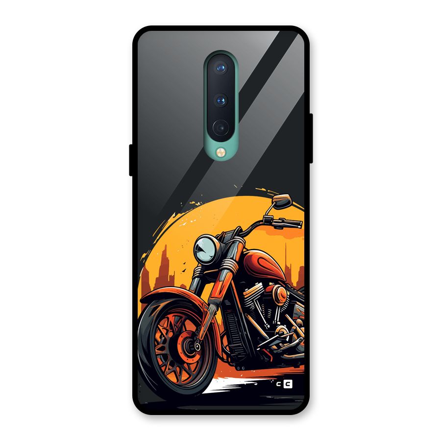 Extreme Cruiser Bike Glass Back Case for OnePlus 8