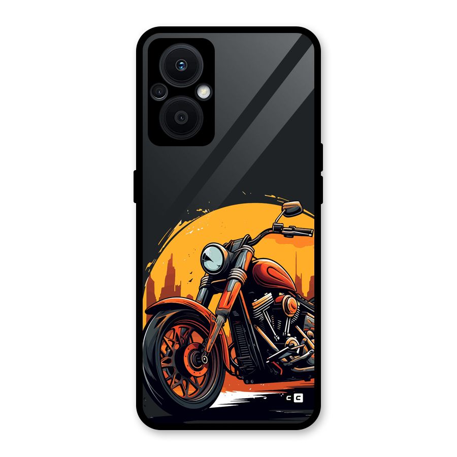 Extreme Cruiser Bike Glass Back Case for Oppo F21s Pro 5G