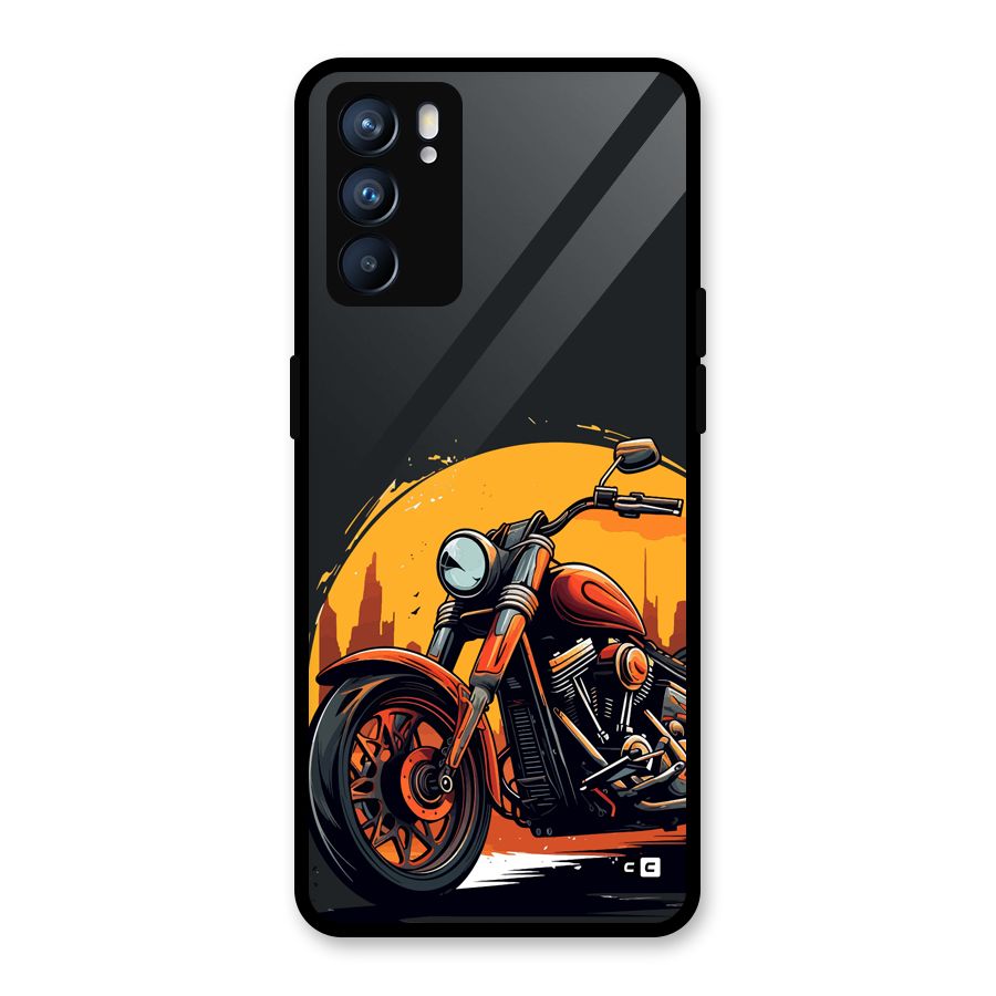 Extreme Cruiser Bike Glass Back Case for Oppo Reno6 5G