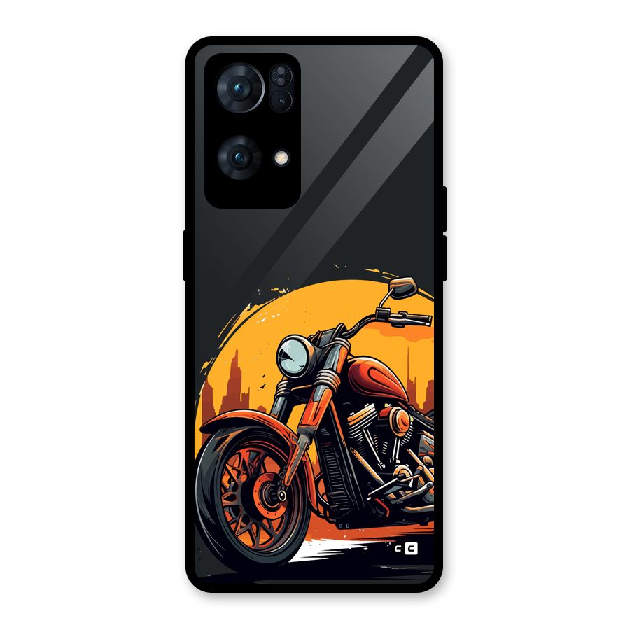 Extreme Cruiser Bike Glass Back Case for Oppo Reno7 Pro 5G