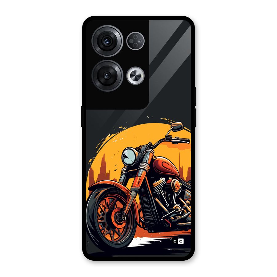 Extreme Cruiser Bike Glass Back Case for Oppo Reno8 Pro 5G
