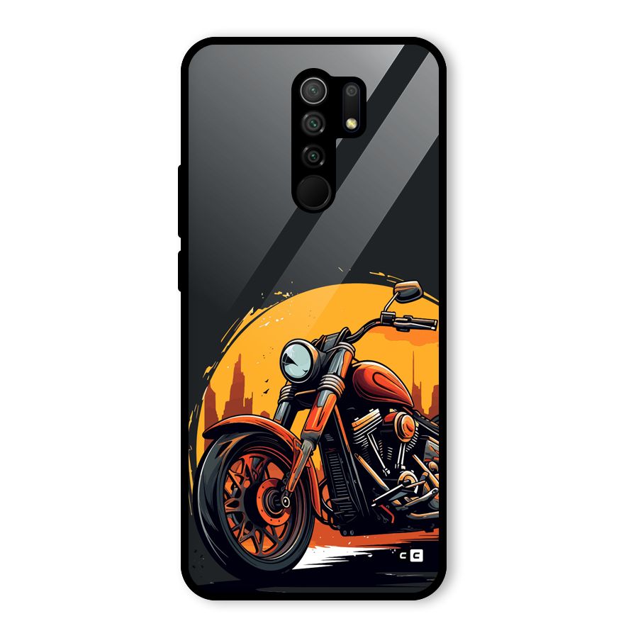 Extreme Cruiser Bike Glass Back Case for Poco M2