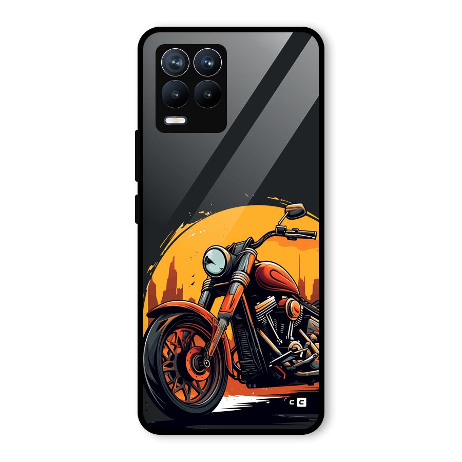 Extreme Cruiser Bike Glass Back Case for Realme 8