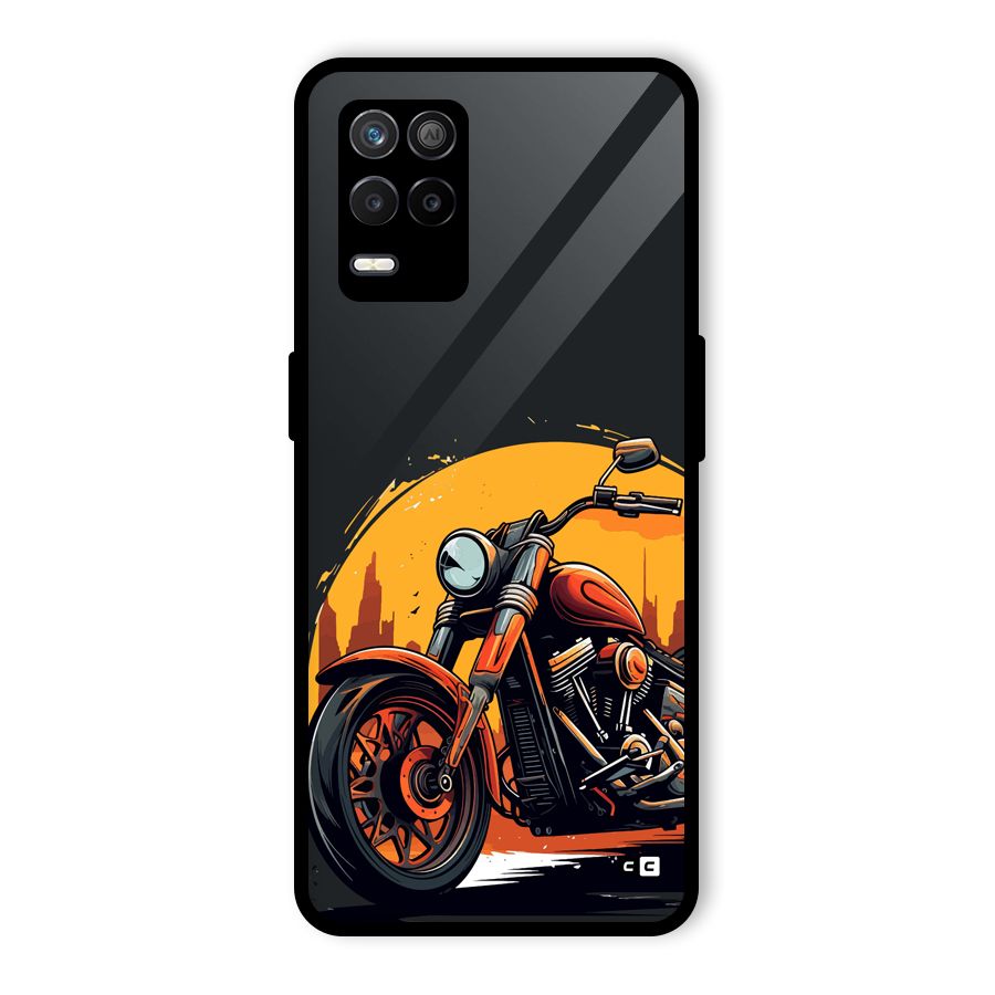 Extreme Cruiser Bike Glass Back Case for Realme 8s 5G