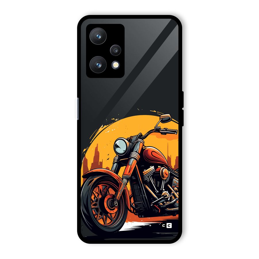 Extreme Cruiser Bike Glass Back Case for Realme 9 Pro 5G