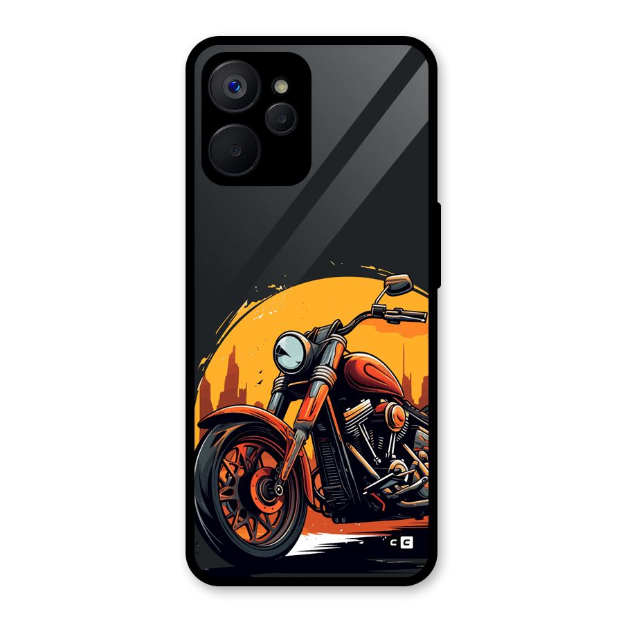 Extreme Cruiser Bike Glass Back Case for Realme 9i 5G