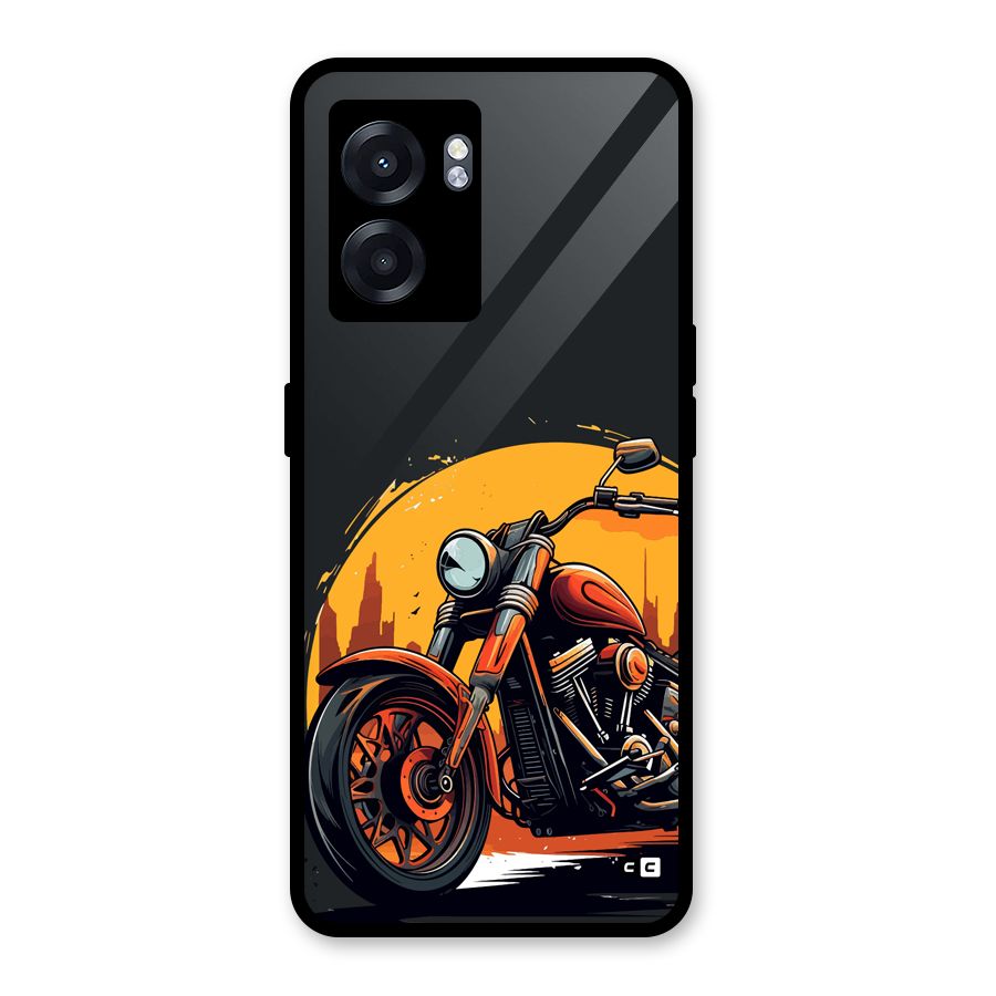 Extreme Cruiser Bike Glass Back Case for Realme Narzo 50 5G