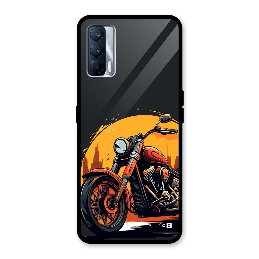 Extreme Cruiser Bike Glass Back Case for Realme X7