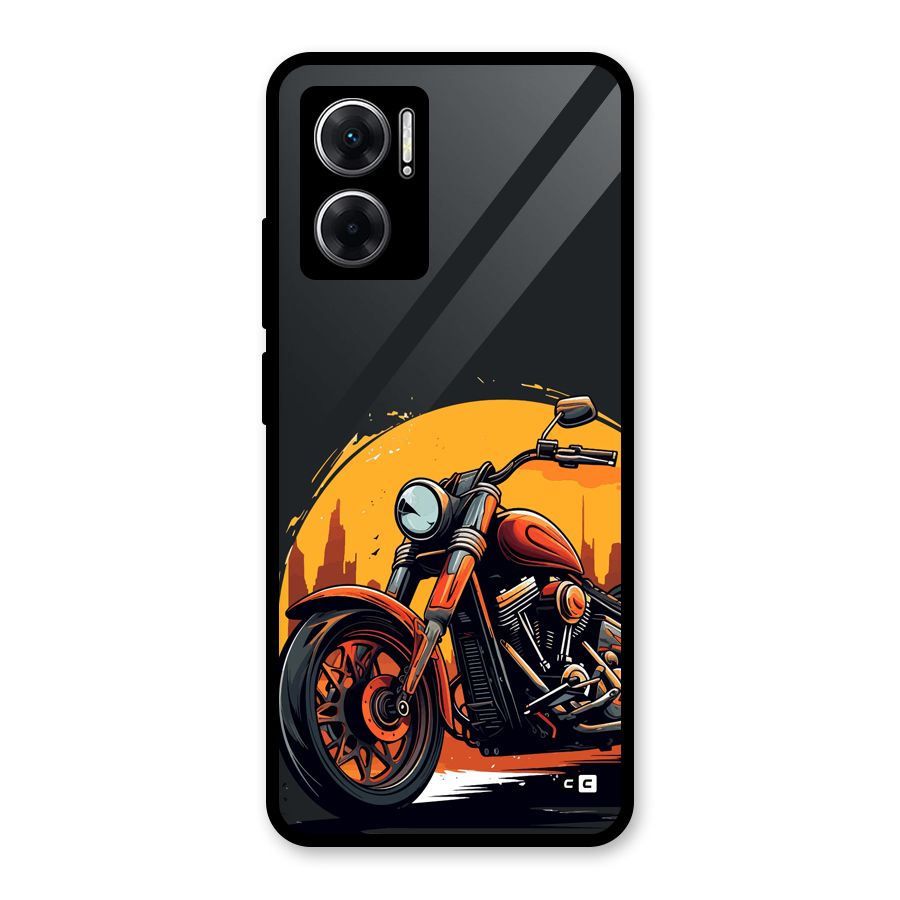 Extreme Cruiser Bike Glass Back Case for Redmi 11 Prime 5G