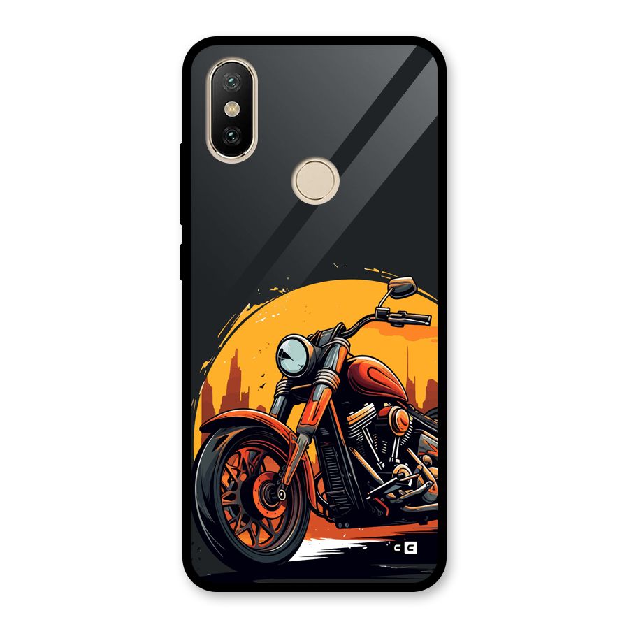 Extreme Cruiser Bike Glass Back Case for Redmi A2