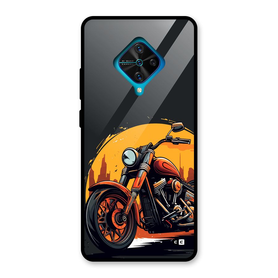 Extreme Cruiser Bike Glass Back Case for Vivo S1 Pro