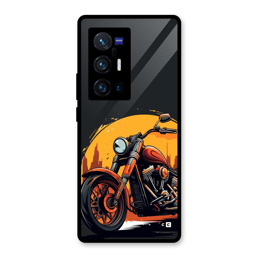 Extreme Cruiser Bike Glass Back Case for Vivo X70 Pro Plus