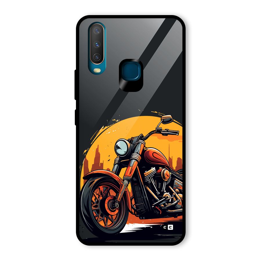 Extreme Cruiser Bike Glass Back Case for Vivo Y15