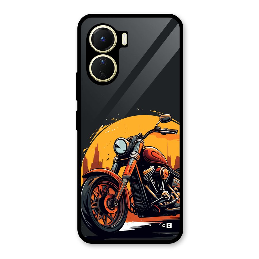 Extreme Cruiser Bike Glass Back Case for Vivo Y16