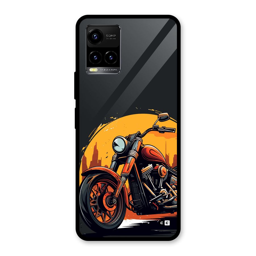 Extreme Cruiser Bike Glass Back Case for Vivo Y21T
