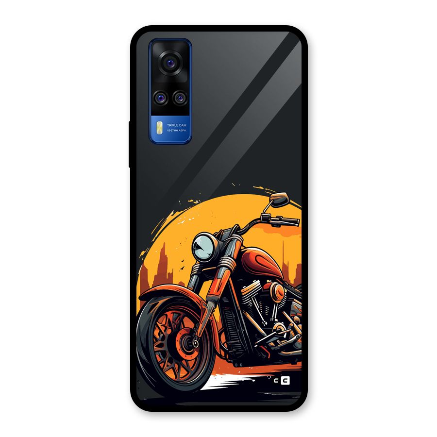 Extreme Cruiser Bike Glass Back Case for Vivo Y31