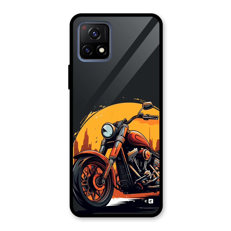 Extreme Cruiser Bike Glass Back Case for Vivo Y72 5G