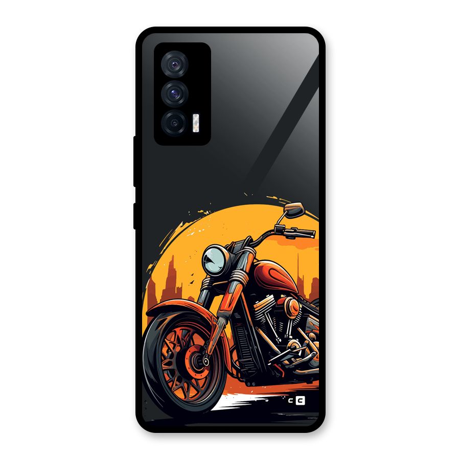Extreme Cruiser Bike Glass Back Case for Vivo iQOO 7 5G