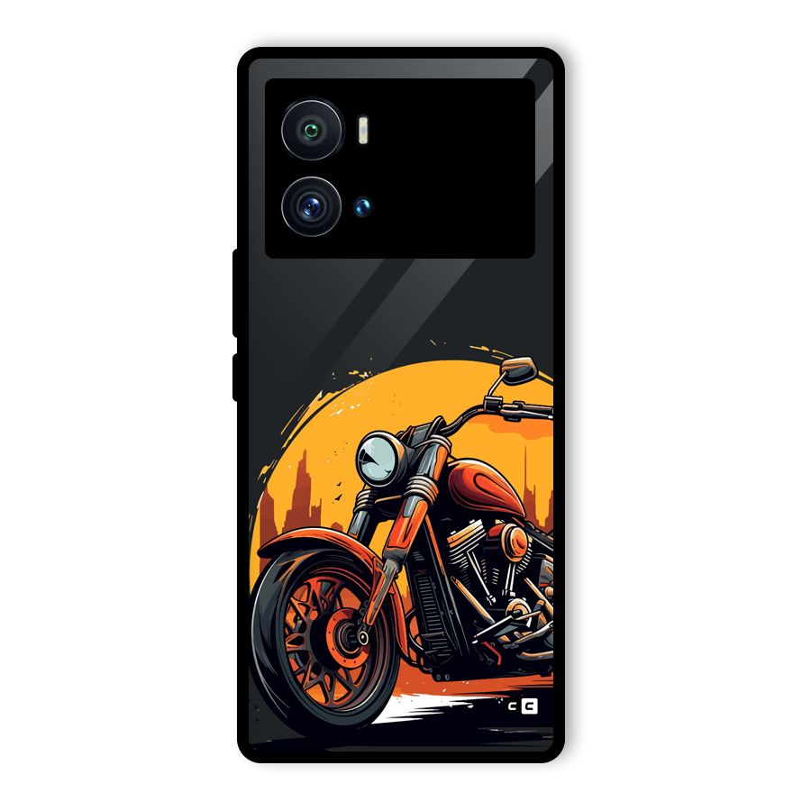Extreme Cruiser Bike Glass Back Case for Vivo iQOO 9 Pro