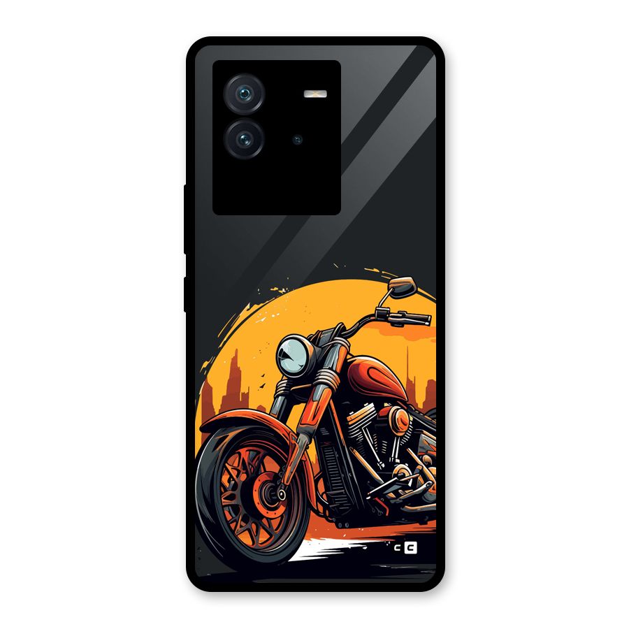 Extreme Cruiser Bike Glass Back Case for Vivo iQOO Neo 6 5G