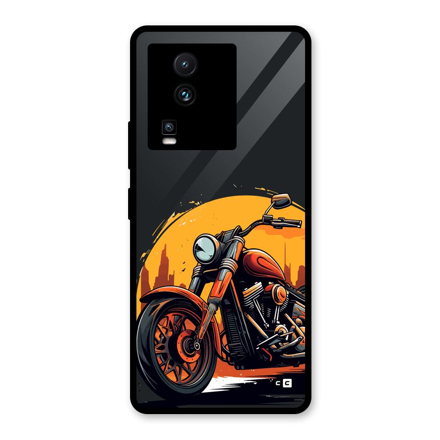 Extreme Cruiser Bike Glass Back Case for Vivo iQOO Neo 7