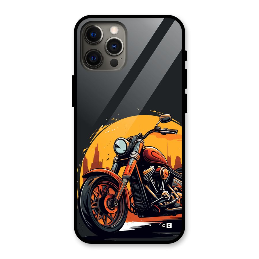 Extreme Cruiser Bike Glass Back Case for iPhone 12 Pro Max